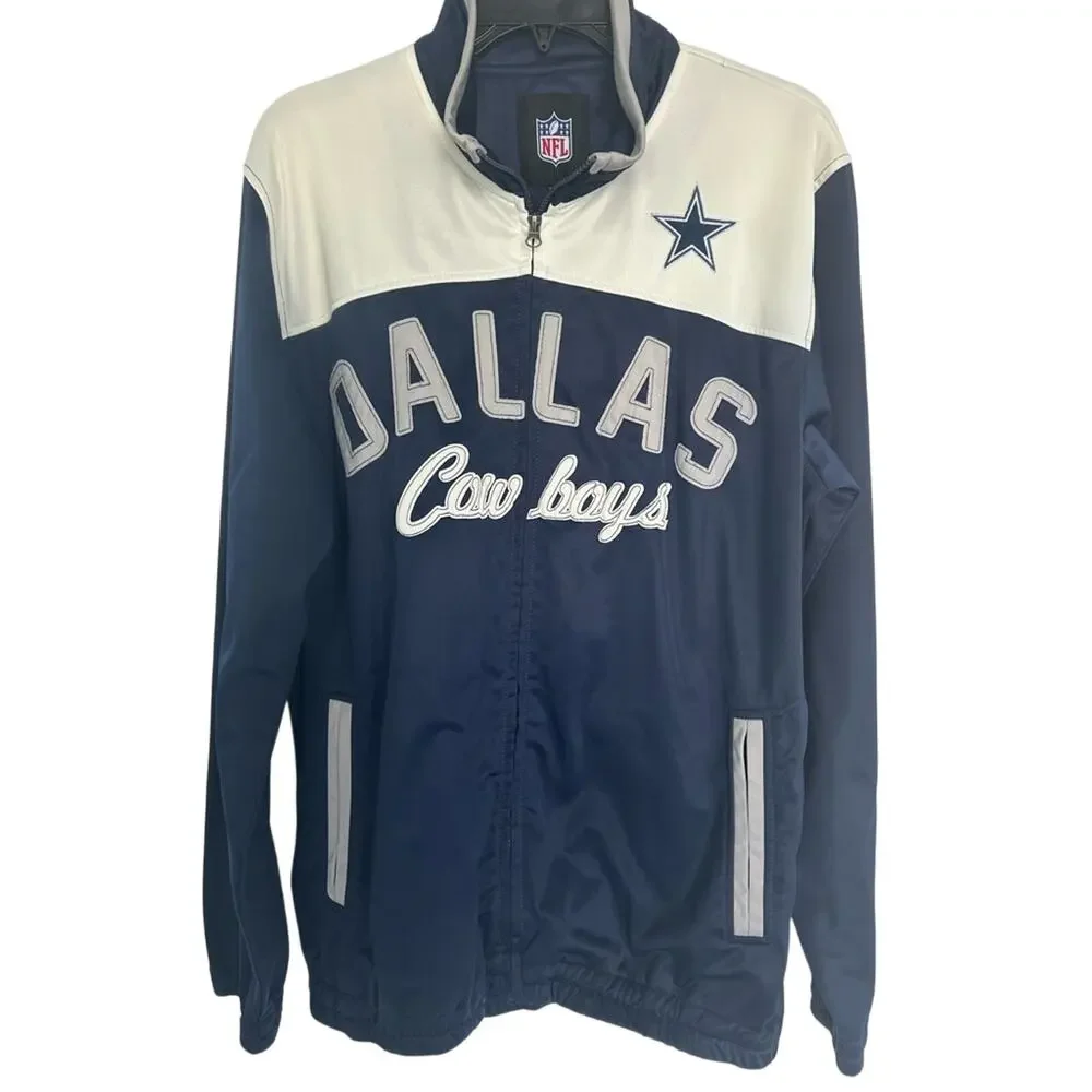 Vintage NFL Authentic Dallas Cowboys Track Jacket